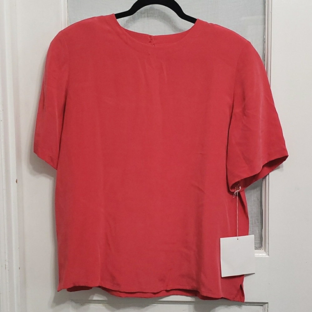 Vintage 80s Style 100% Silk Blouse